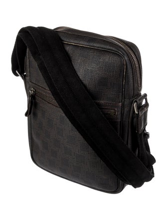 Dunhill Pattern Printed Leather Crossbody Bag
