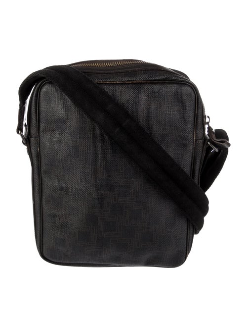 Dunhill Pattern Printed Leather Crossbody Bag