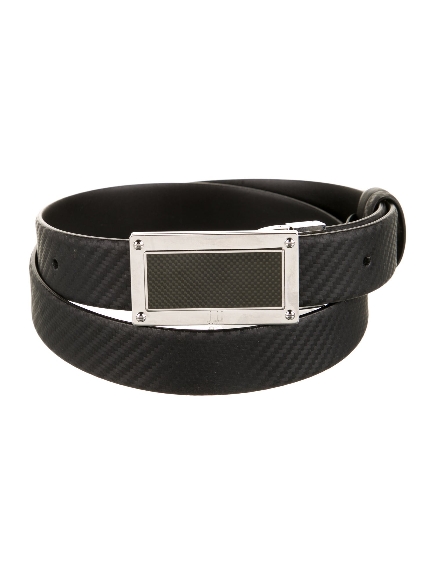 Dunhill Leather Belt Kit Black Belts, Accessories DLL25309 The