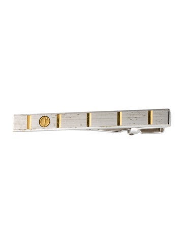 Dunhill Tie Pins and Clips Two-Tone Clip