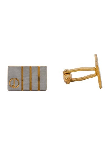 Dunhill Two-Tone Rectangular Cufflinks