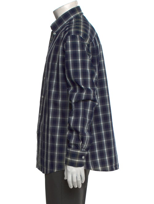 Dunhill Plaid Print Long Sleeve Shirt