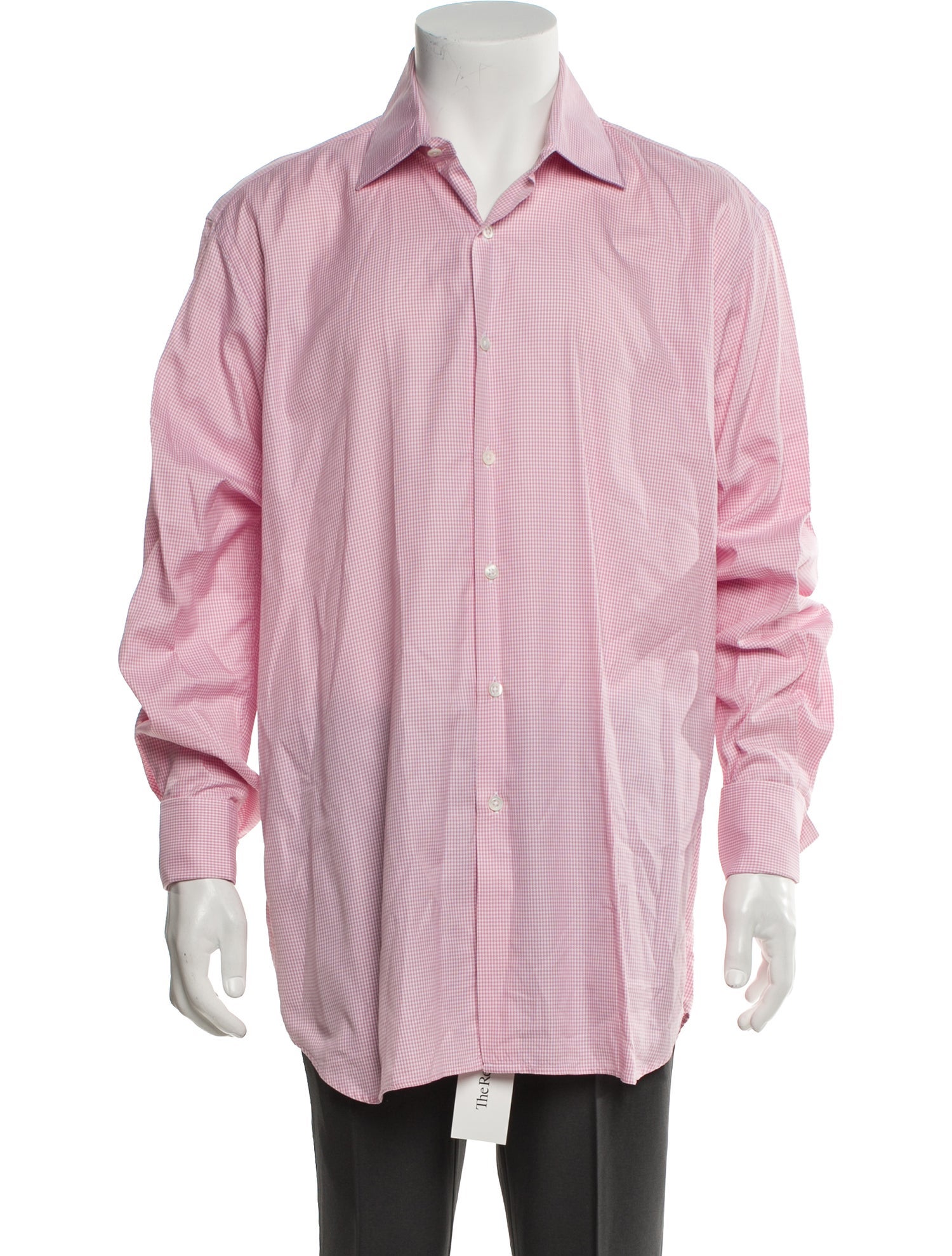 Dunhill Plaid Print Long Sleeve Shirt