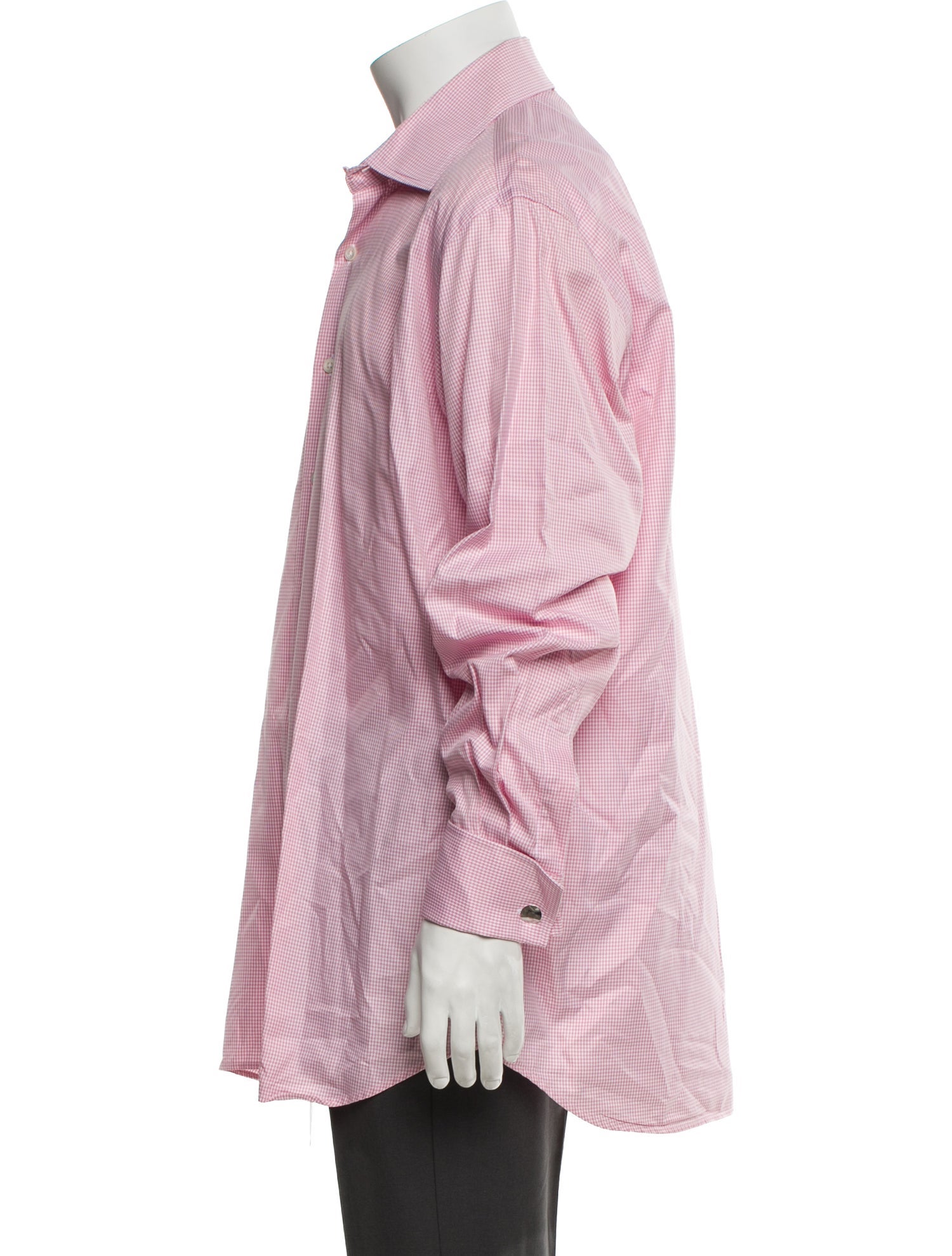 Dunhill Plaid Print Long Sleeve Shirt