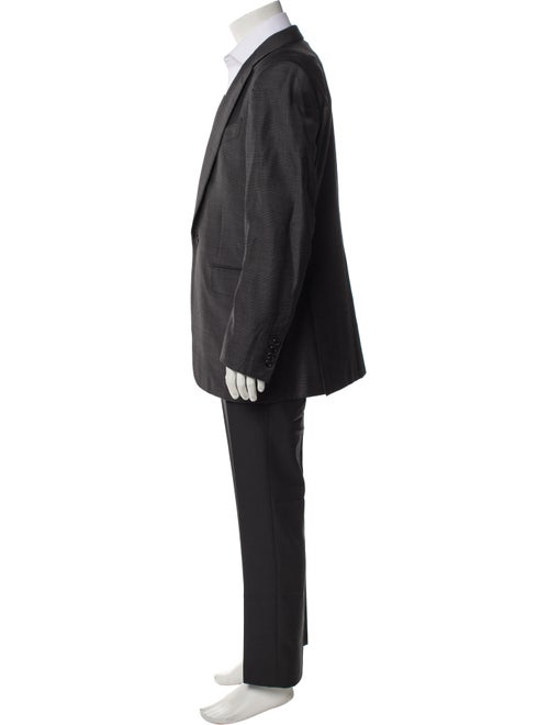 Dunhill Wool Plaid Print Blazer