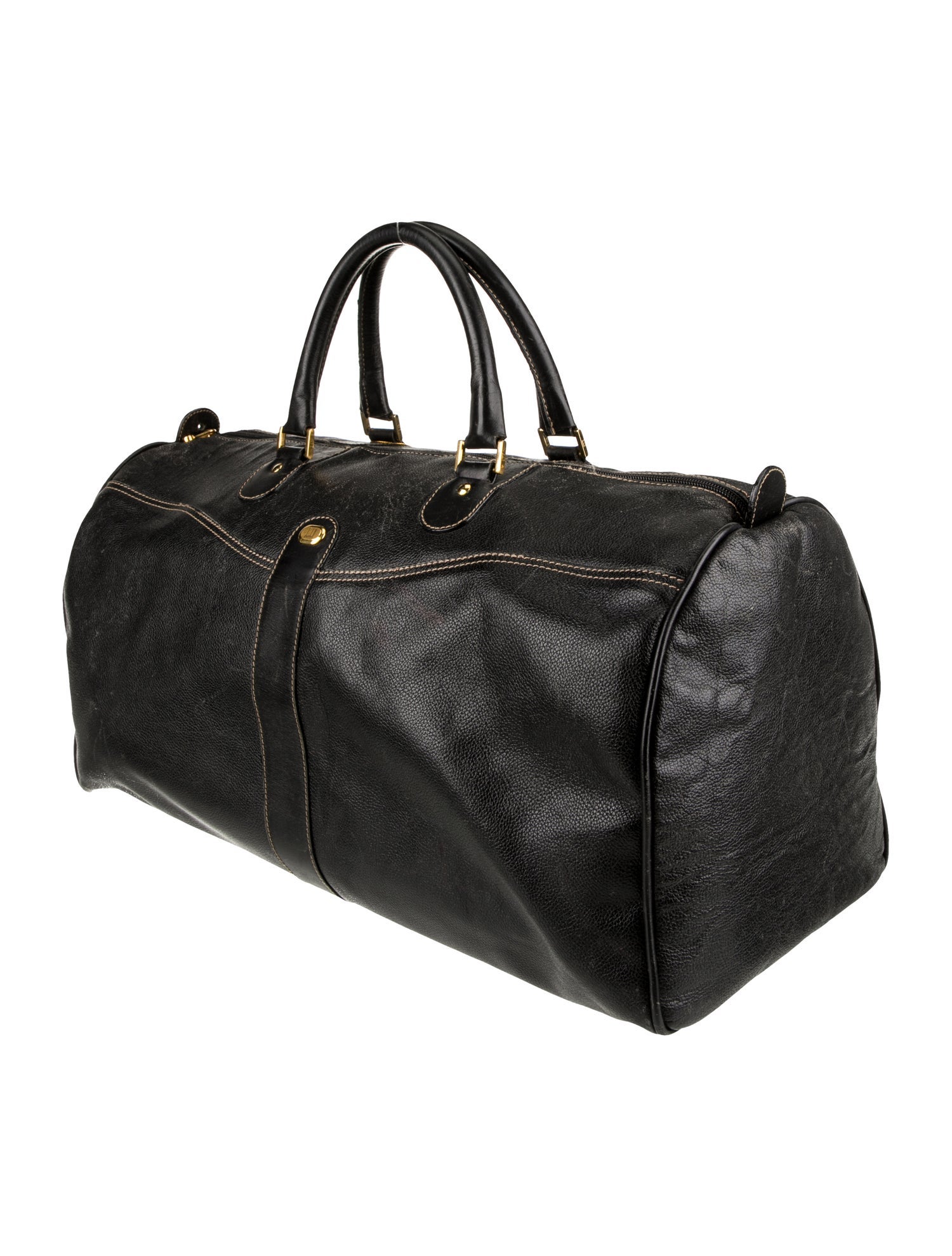 Dunhill L Canvas Weekender ダンヒル Dunhill Leather Trimmed Coated Canvas Weekender | eBay