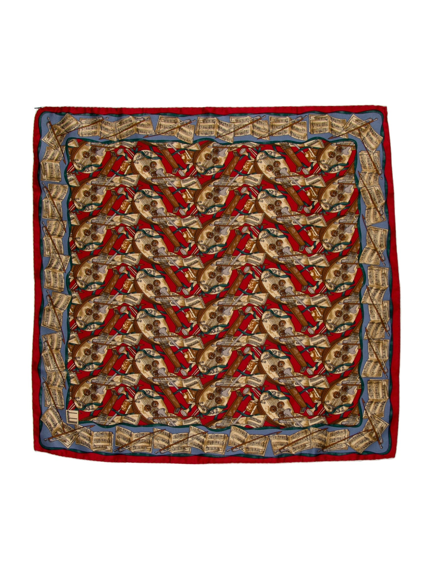 Dunhill Silk Printed Scarf
