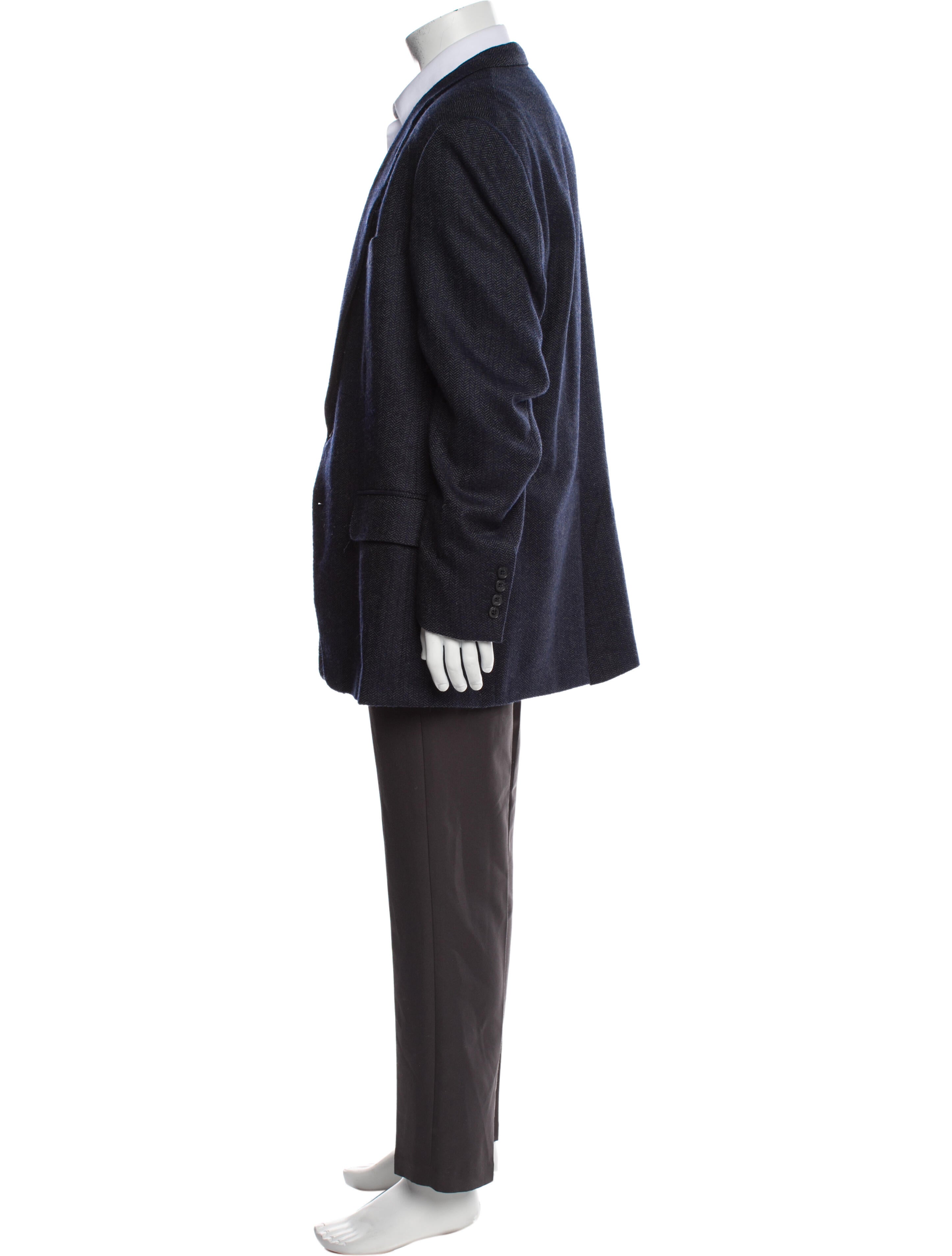 Dunhill Wool Tweed Pattern Overcoat