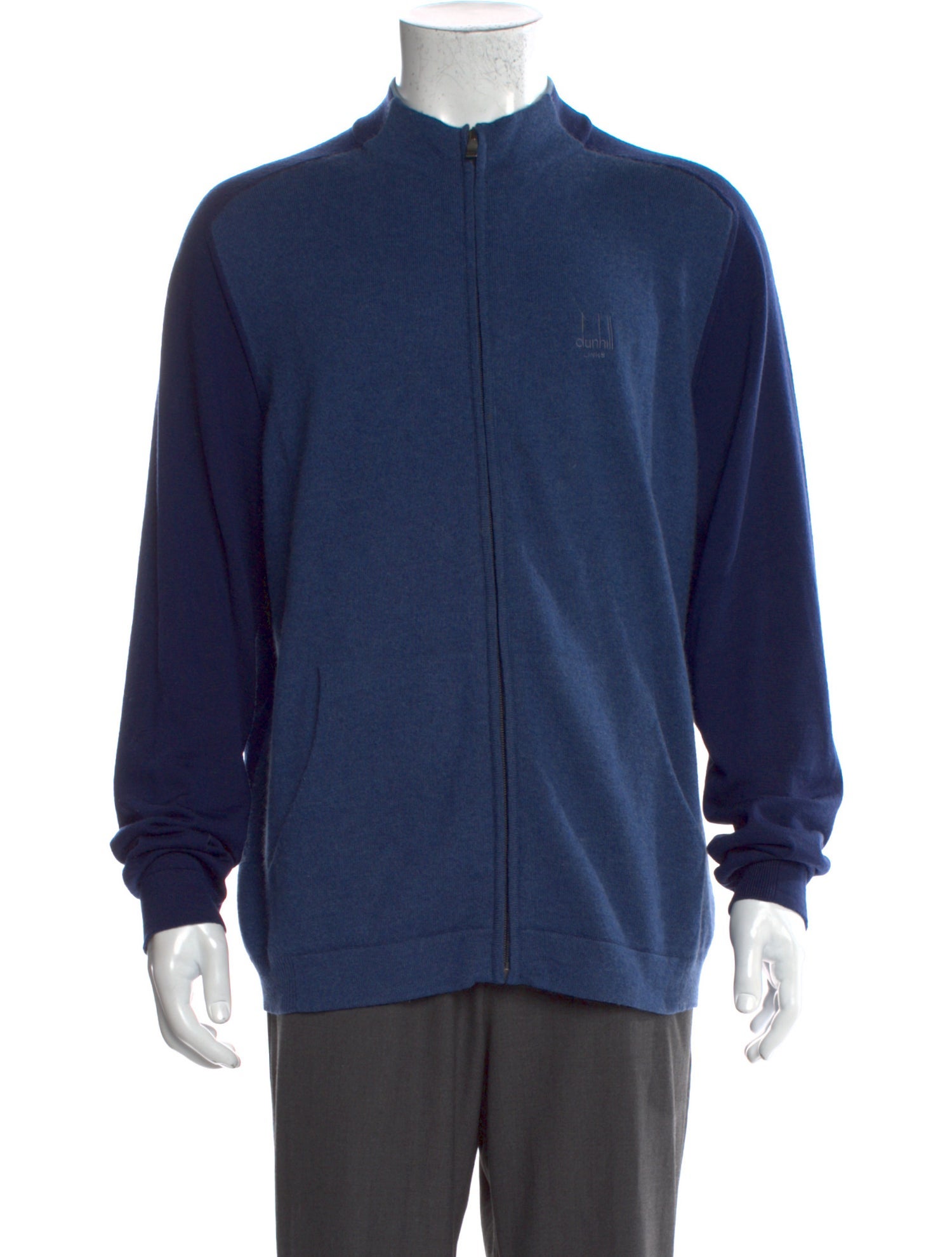 Dunhill Cashmere Mock Neck Cardigan