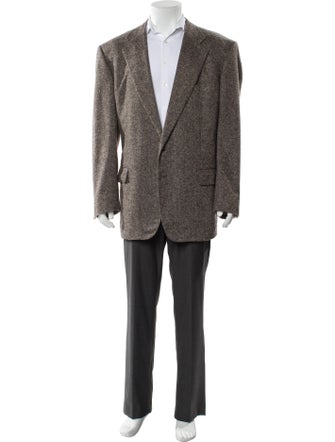 Dunhill Cashmere Tweed Pattern Overcoat