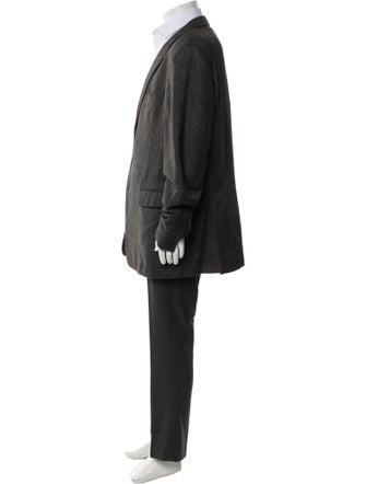 Dunhill Cashmere Embroidered Accent Blazer