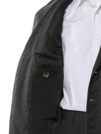Dunhill Cashmere Embroidered Accent Blazer