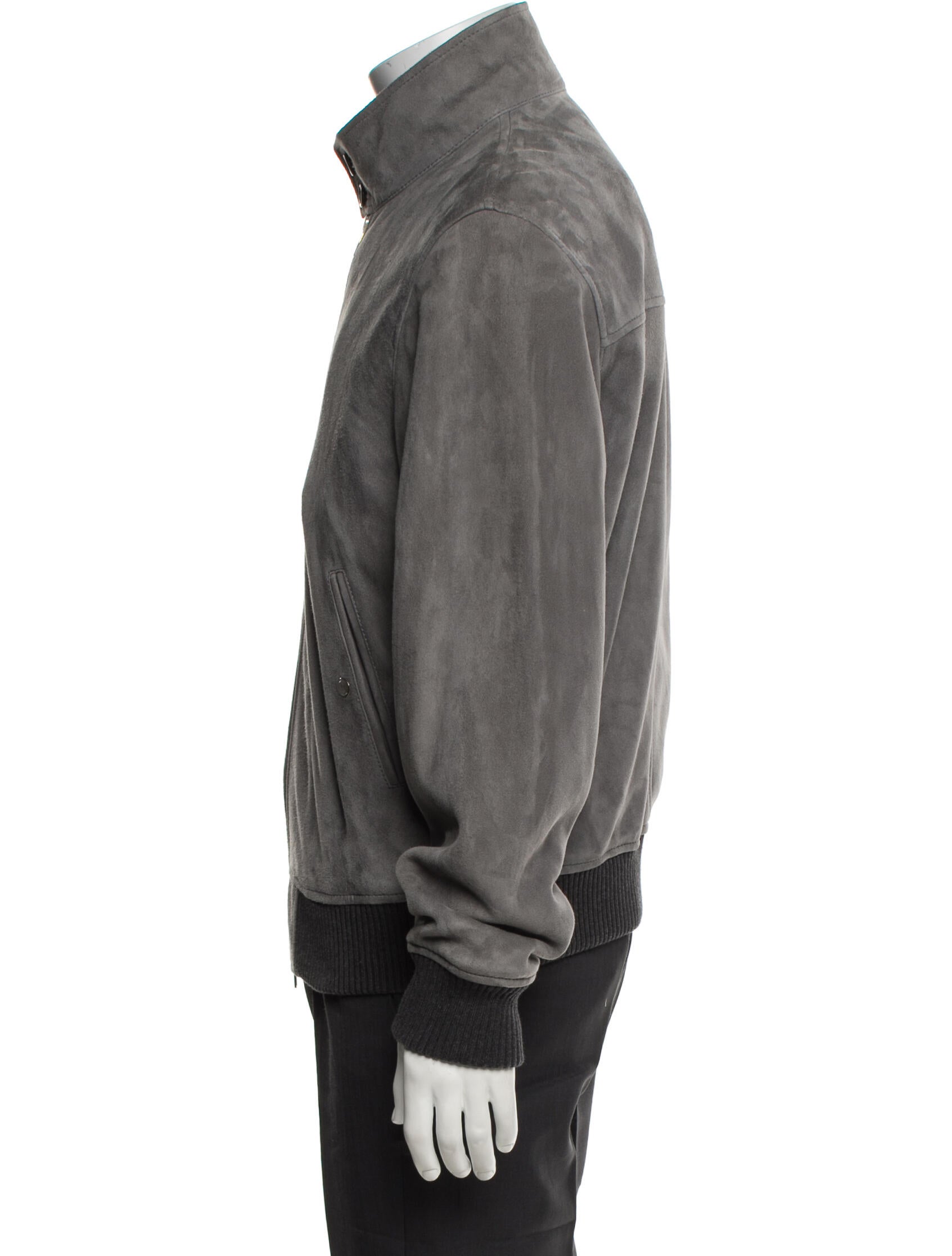 Dunhill Suede Bomber Jacket