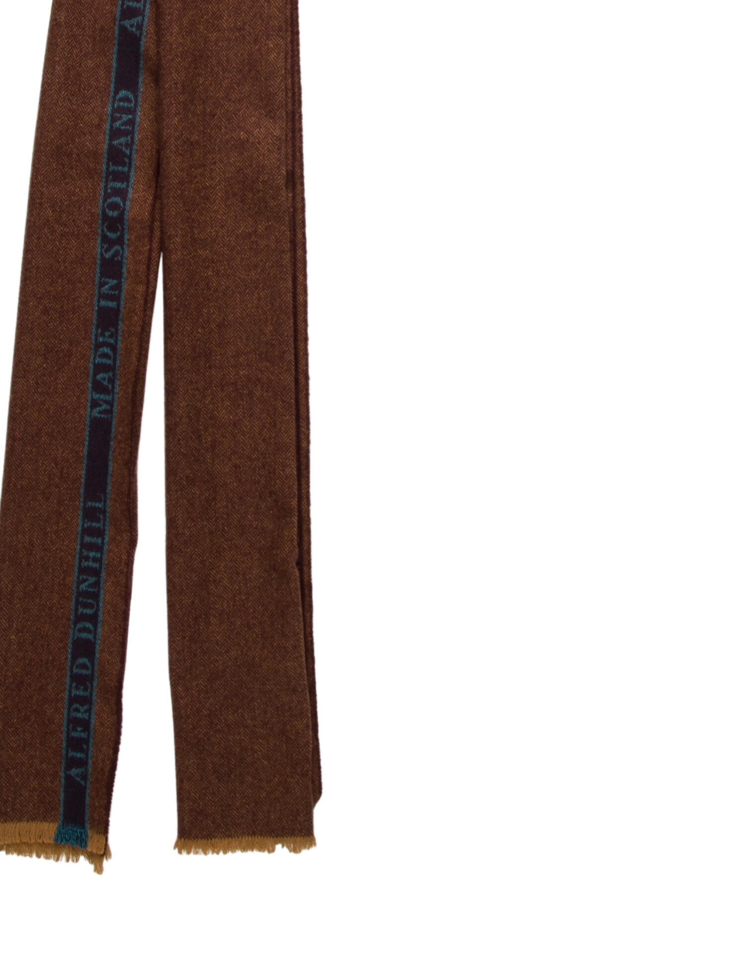 Dunhill Cashmere Graphic Print Scarf