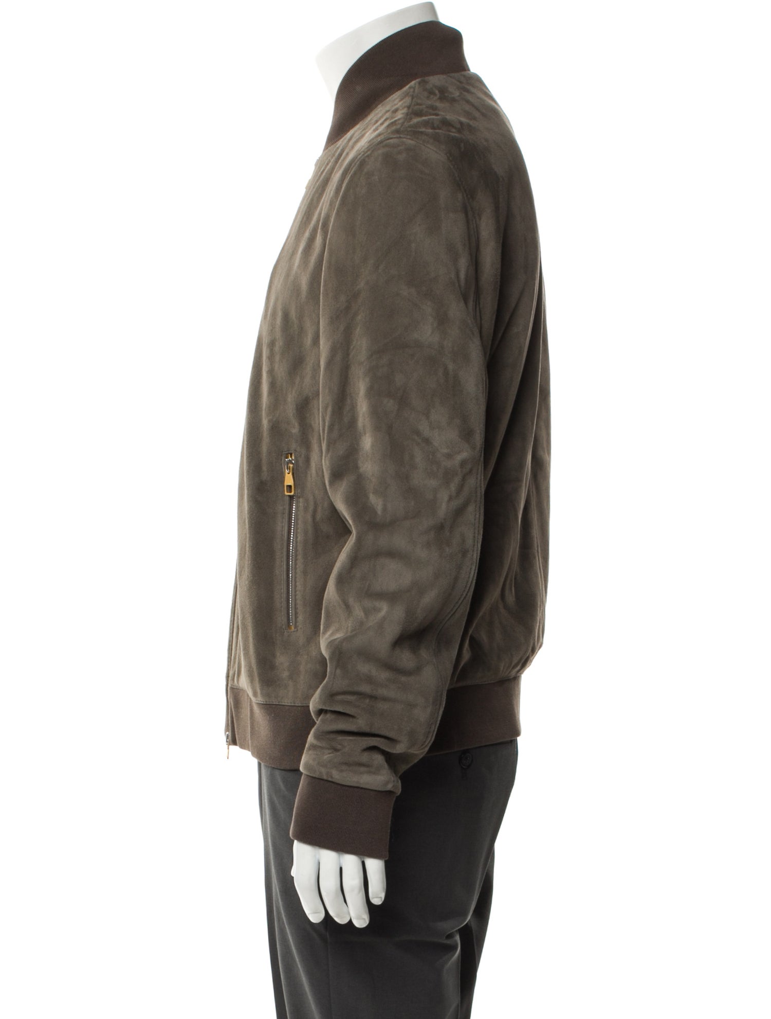 Dunhill Suede Bomber Jacket