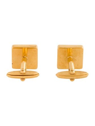 Dunhill Two-Tone Logo Cufflinks