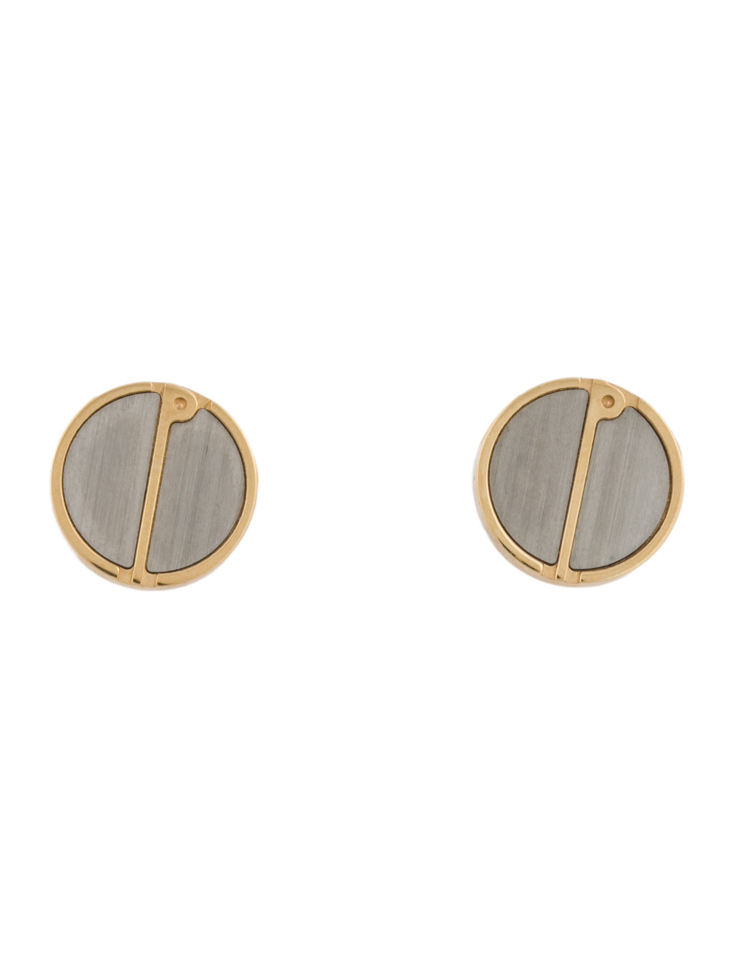 Dunhill Two Tone Logo Cufflinks