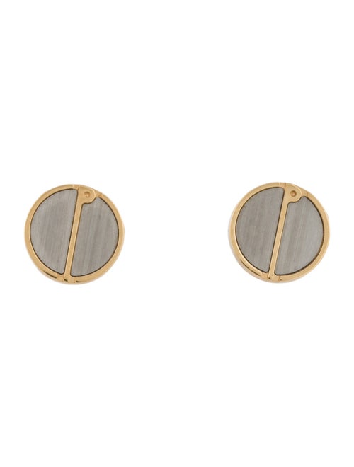 Dunhill Two Tone Logo Cufflinks