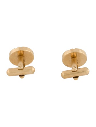 Dunhill Two Tone Logo Cufflinks