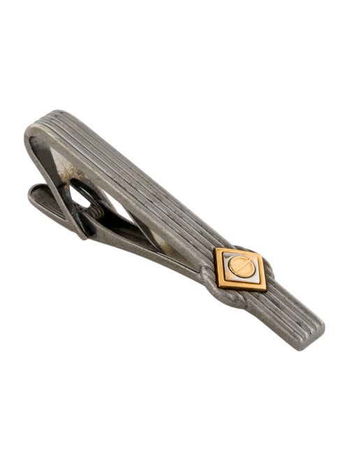 Dunhill Two-Tone Logo Tie Clip