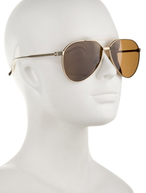 Dunhill Aviator Tinted Sunglasses