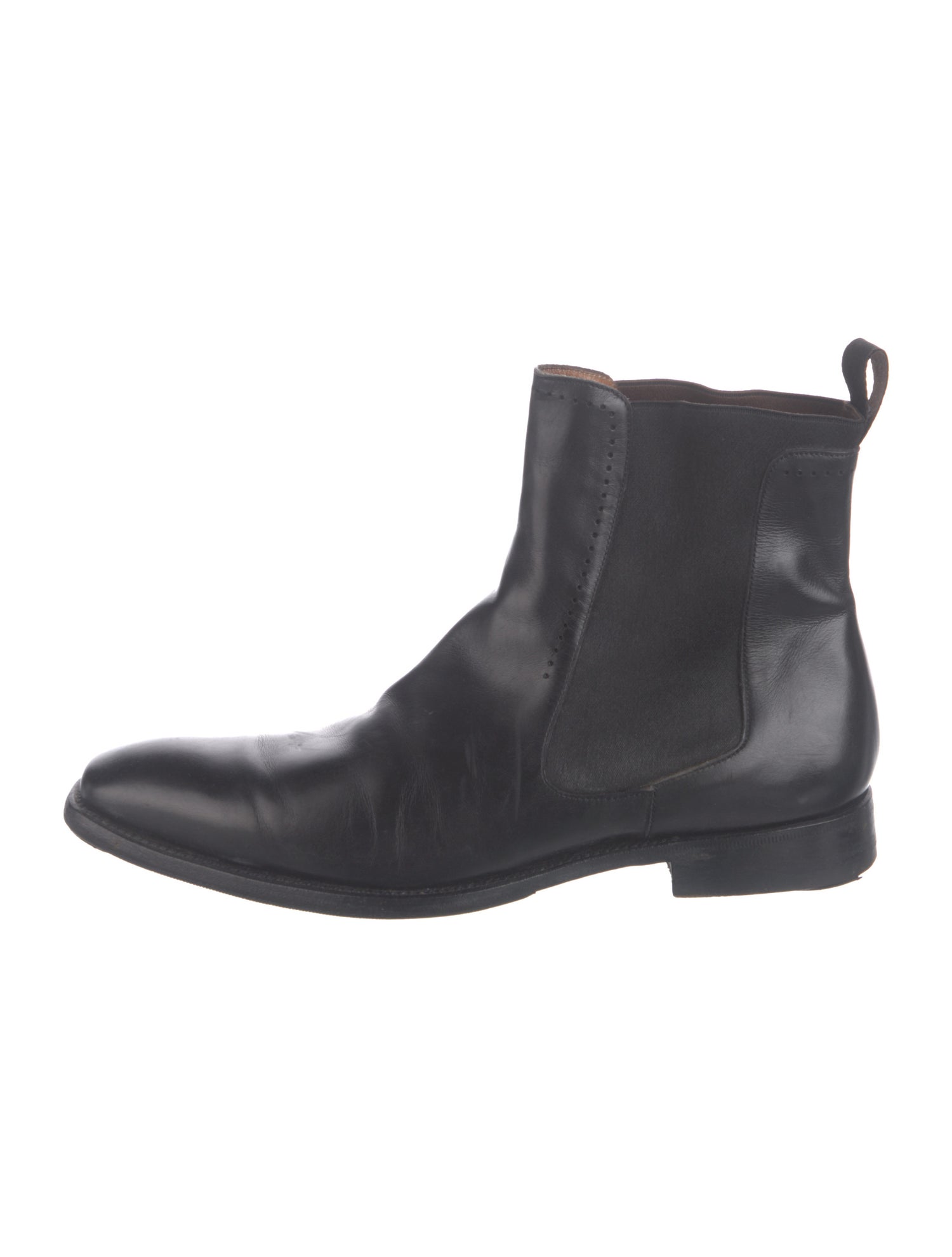 Dunhill Leather Chelsea Boots