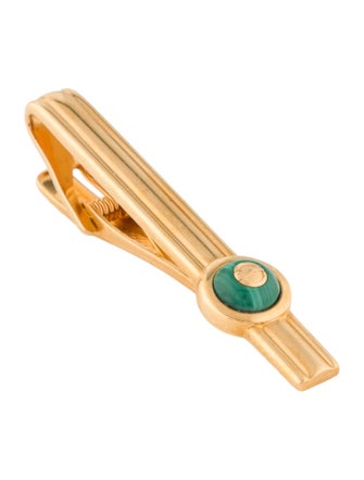 Dunhill Resin Initial Tie Clip