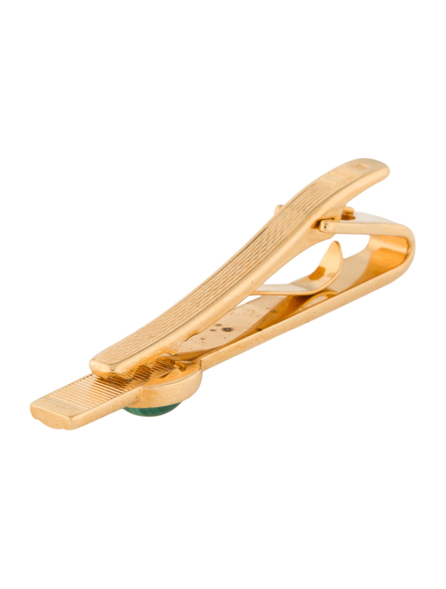 Dunhill Resin Initial Tie Clip