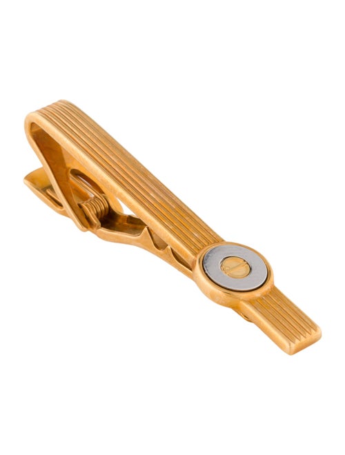 Dunhill Two - Tone Logo Tie Clip