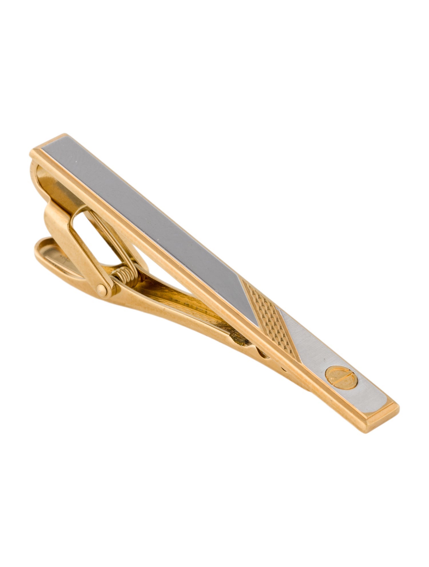 Dunhill Two -Tone Logo Tie Clip