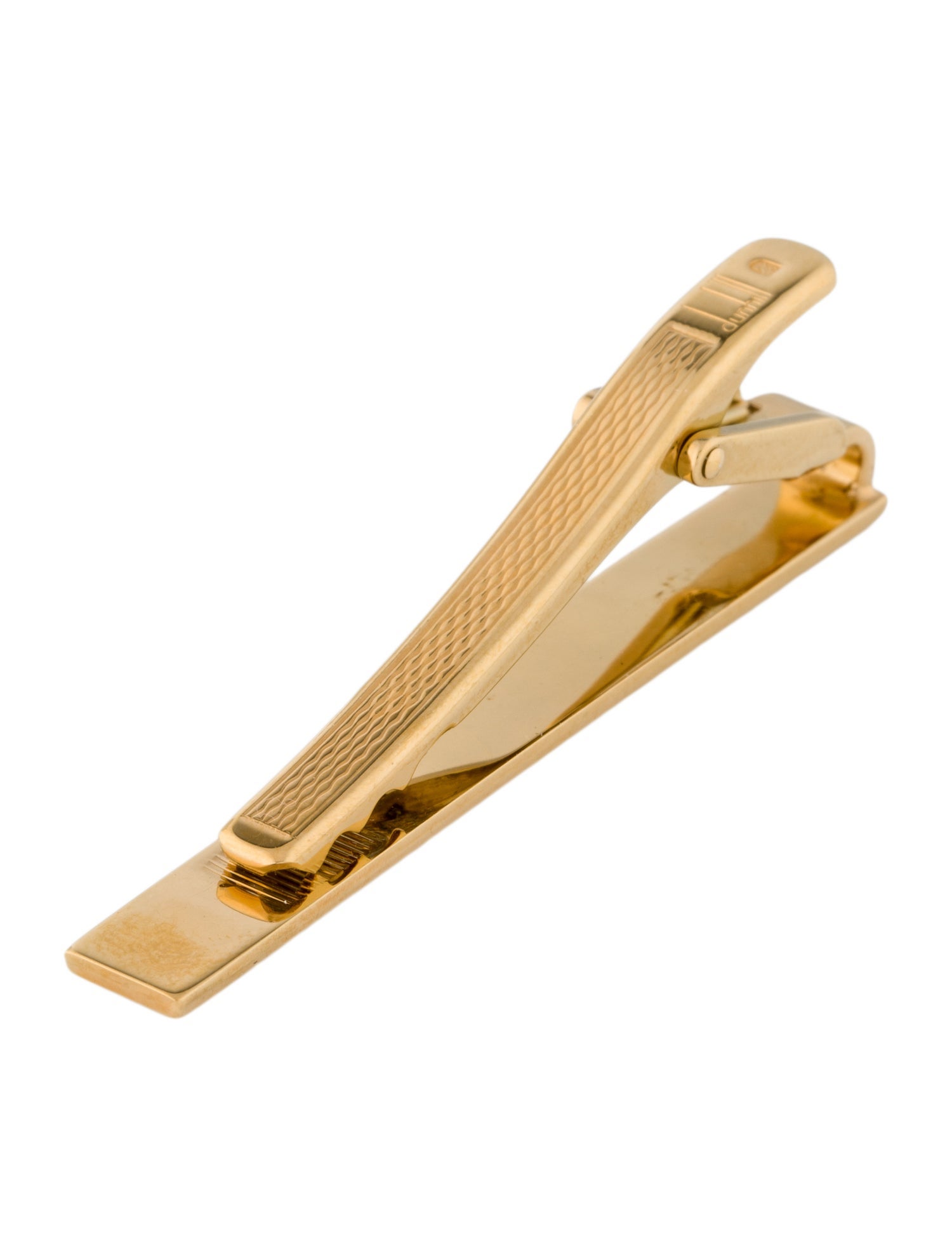 Dunhill Two -Tone Logo Tie Clip