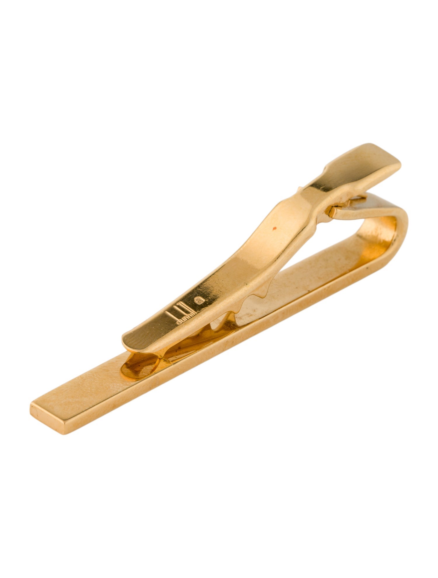 Dunhill Two-Tone Logo Tie Clip