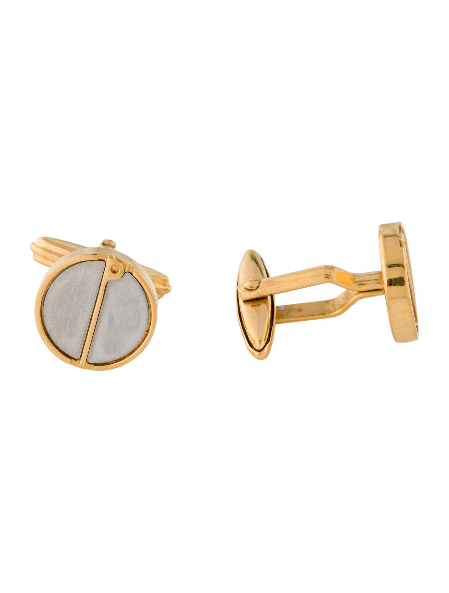 Dunhill Two -Tone Logo Cufflinks