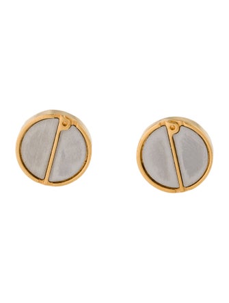 Dunhill Two -Tone Logo Cufflinks