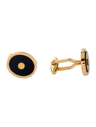 Dunhill Resin Logo Cufflinks