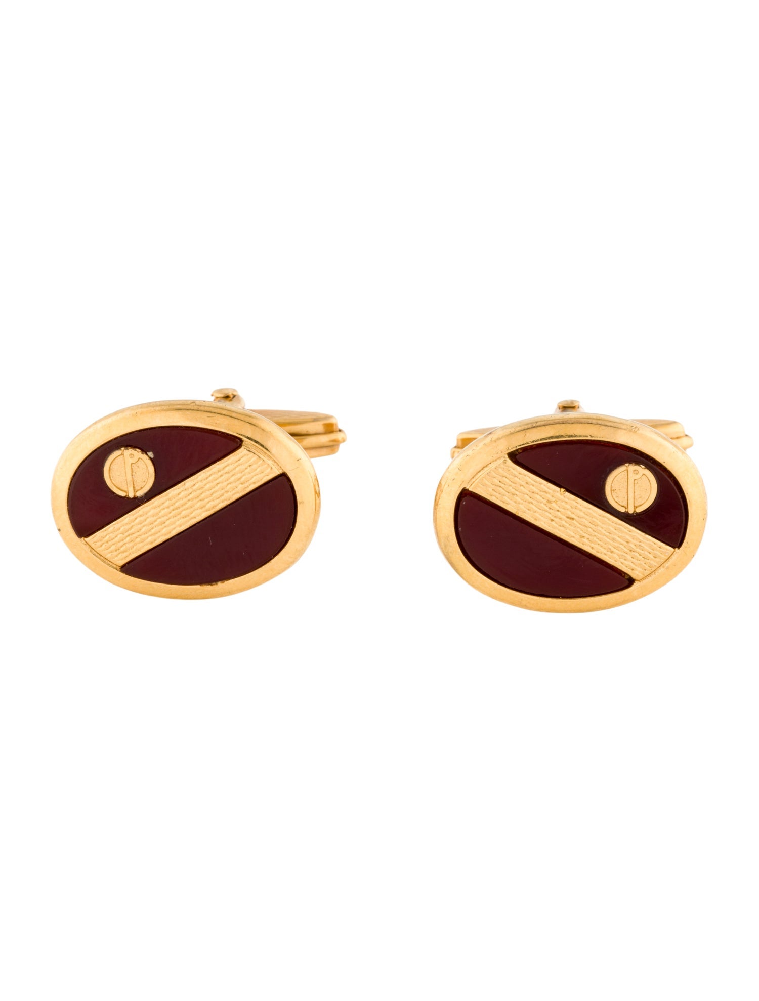 Dunhill 14K Carnelian Cufflinks