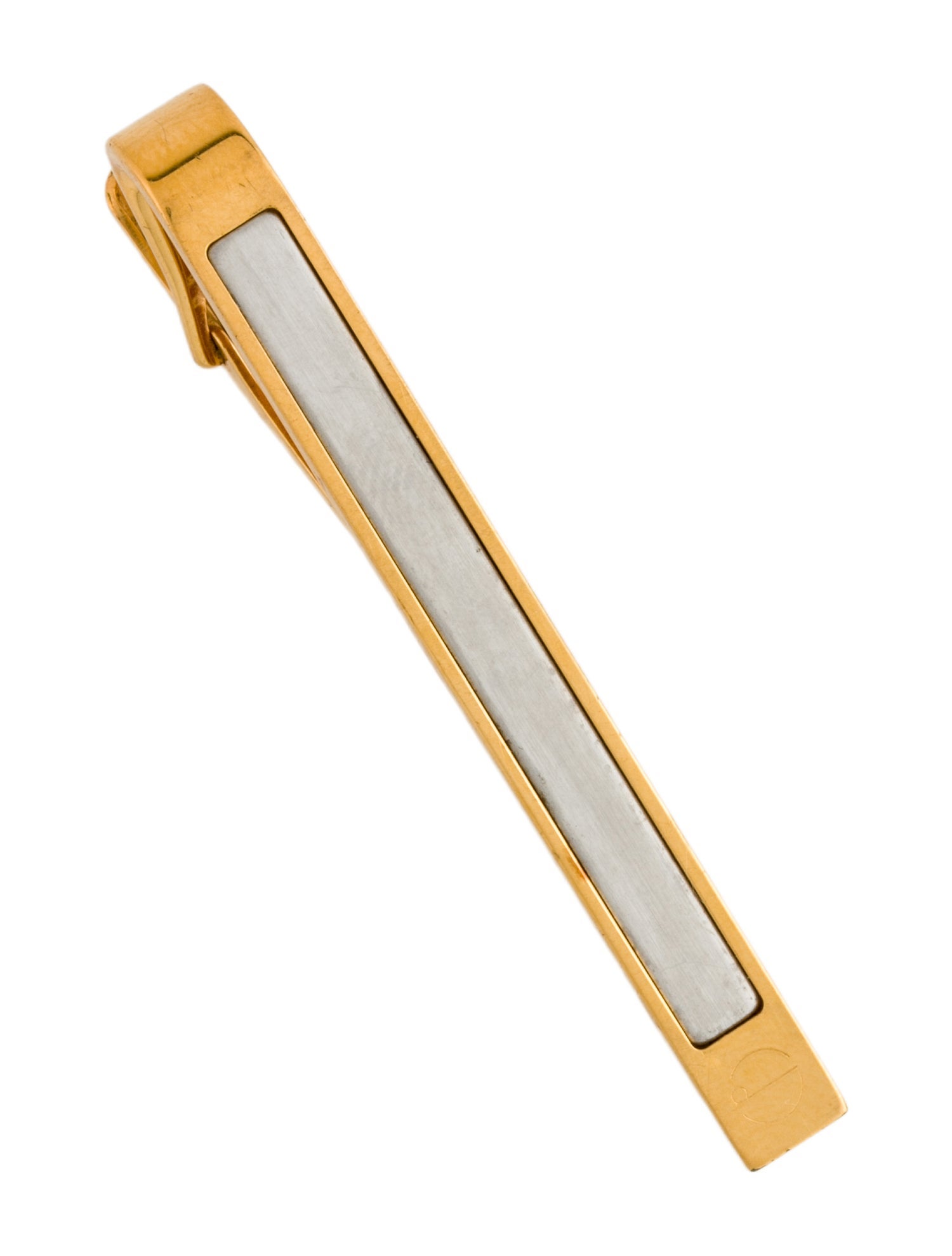 Dunhill Two-Tone Tie Clip