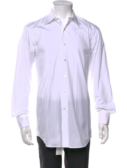 Dunhill Striped Long Sleeve Dress Shirt