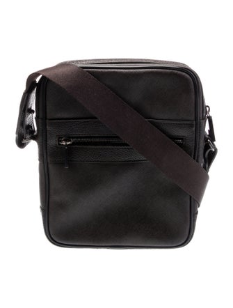 Dunhill Saffiano Leather Messenger Bag