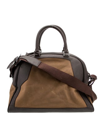 Dunhill Canvas Top Handle Bag