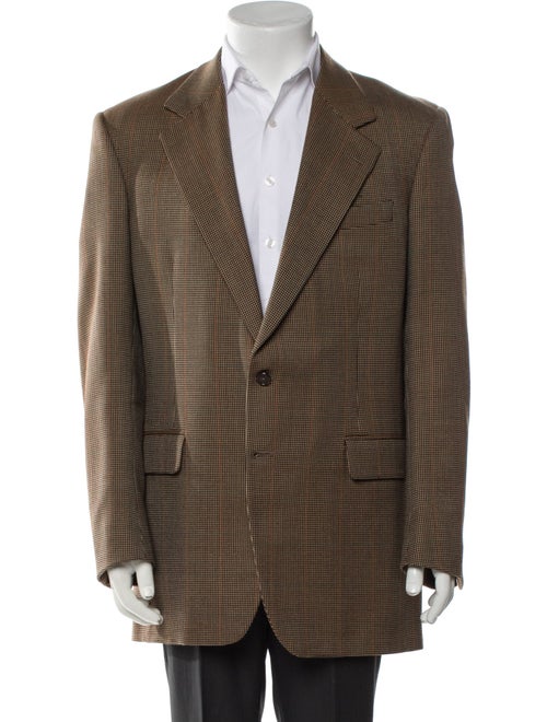 Dunhill Plaid Print Blazer