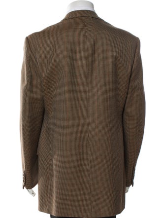Dunhill Plaid Print Blazer