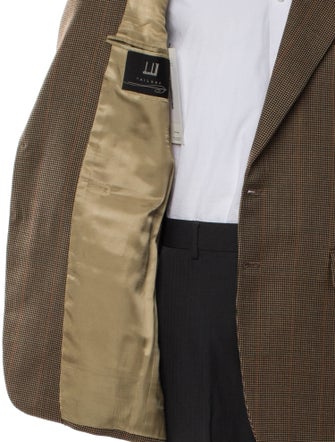 Dunhill Plaid Print Blazer