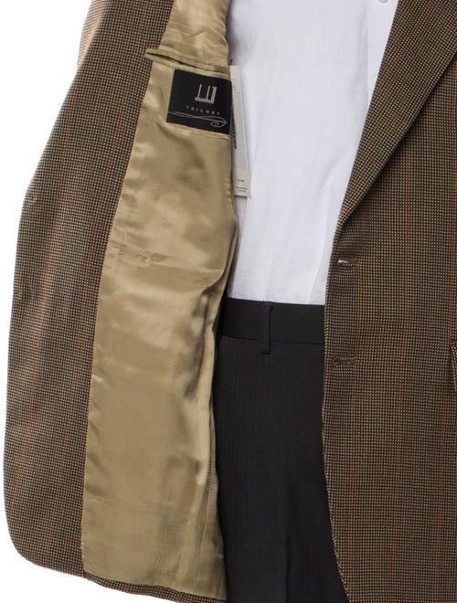 Dunhill Plaid Print Blazer