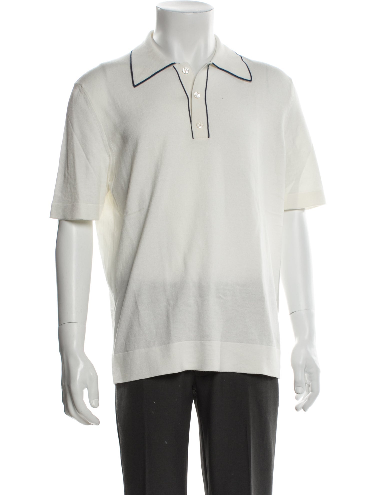 Dunhill Collar Short Sleeve Polo Shirt