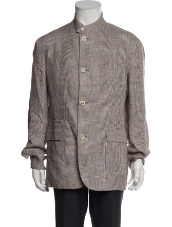 Dunhill Hound Tooth Pattern Print Jacket