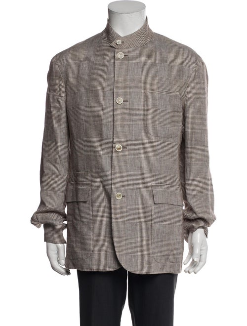 Dunhill Hound Tooth Pattern Print Jacket