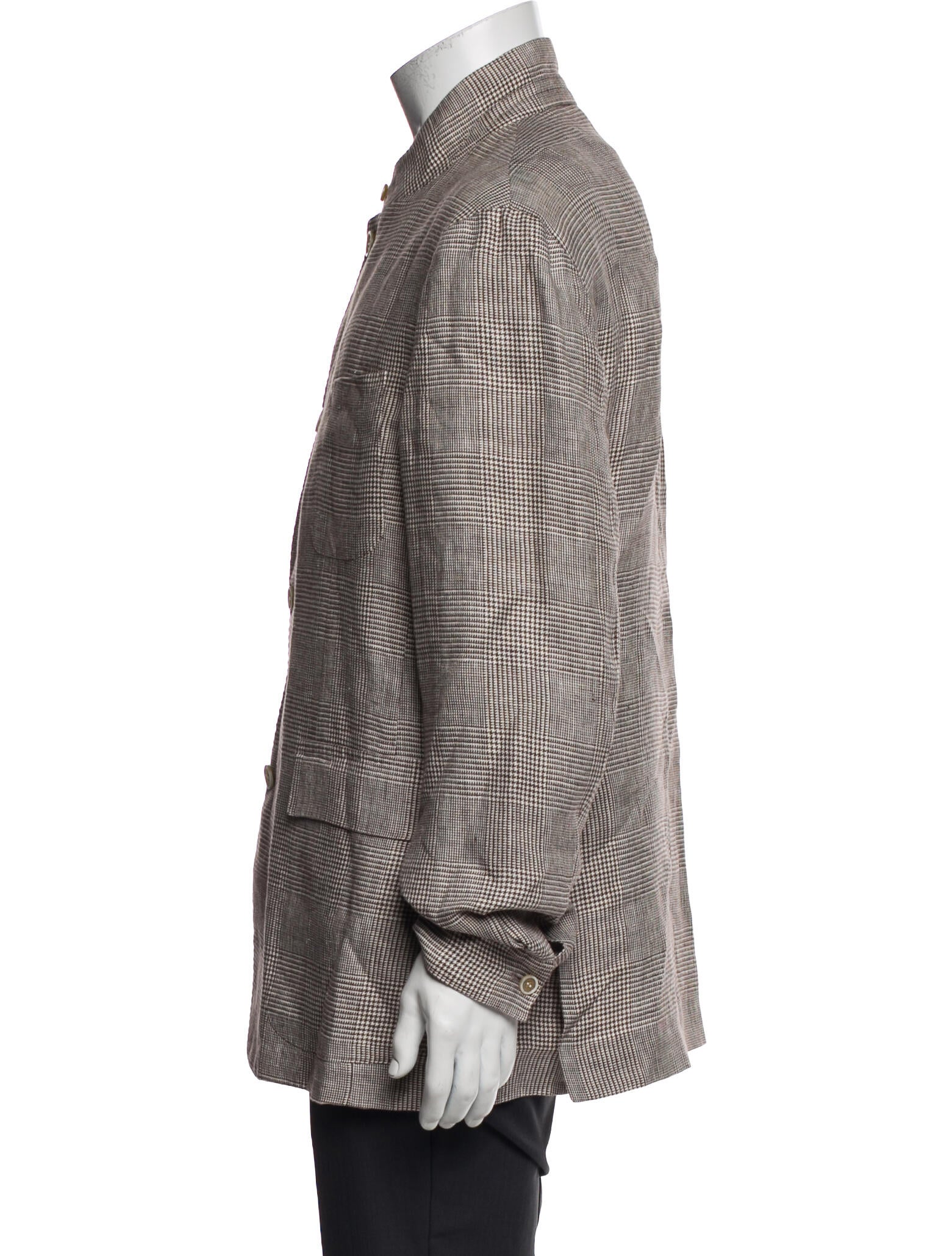 Dunhill Hound Tooth Pattern Print Jacket