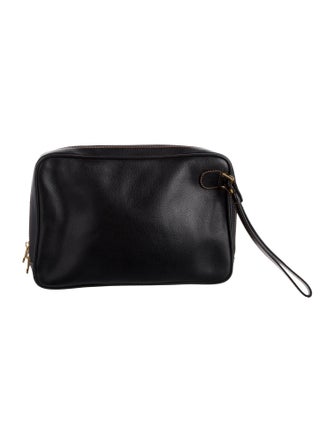 Dunhill Leather Cosmetic Bag