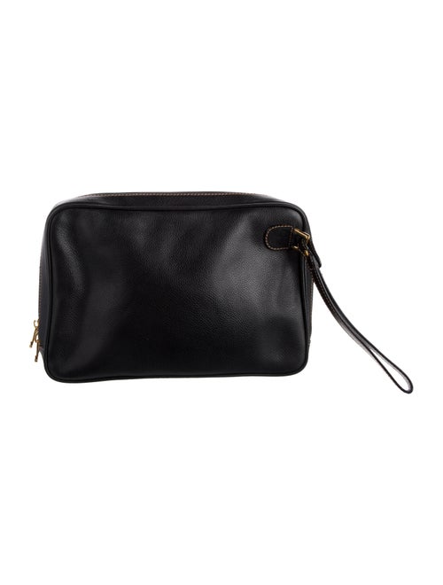 Dunhill Leather Cosmetic Bag